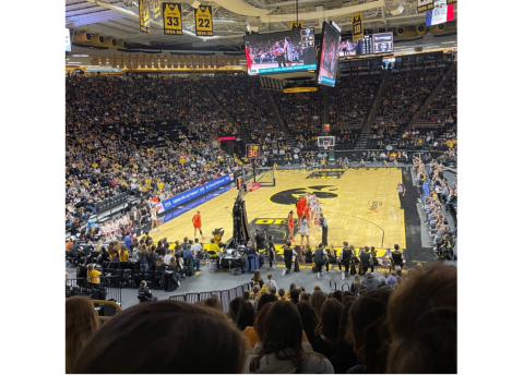 Iowa basketball court