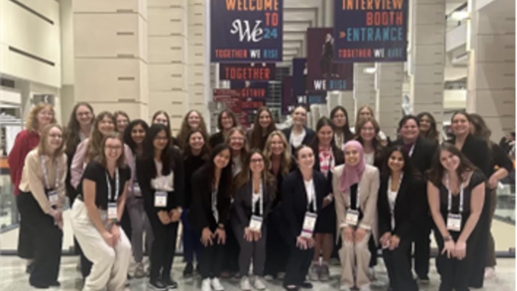 Group of women smiling